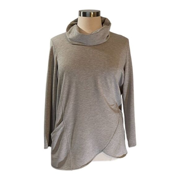 J Jill Pure Jill Beige Funnel Neck Sweater size XS - Picture 2 of 7